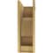 Ekena Millwork 12"W x 24"D x 36"H Classic Alma Rough Cedar Woodgrain TimberThane Corbel, Primed Tan CORUR12X24X36ALMRCPR - alternate 4